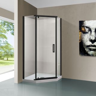 Душевой уголок Vincea Stresa VSP-1S900CLB 90x90 см