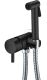 Гигиенический душ Boheme Uno 467-BCR со смесителем чёрный/хром