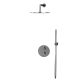 Душевой комплект термостатический WHITECROSS Y YSET08NIB брашированный никель