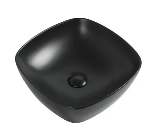 Раковина накладная Aquanet Trend-1-MB 273684 40 см чёрный матовый