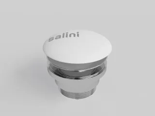 Донный клапан для раковины Salini S-Sense 16621WG D 601 белый глянцевый