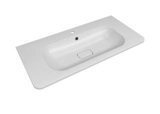 Раковина из искусственного мрамора ArtMax AM-LAV-1000-MR-FN 100 см