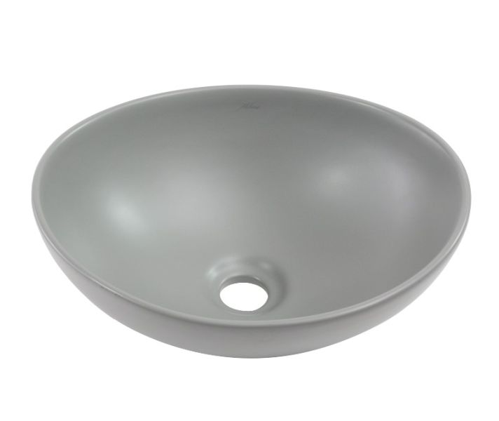 Накладная раковина Melana 7138MG-805 41см серый матовый