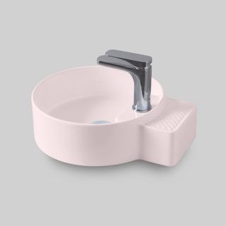 Раковина ArtCeram Cartesio CAL004 33 99 розовая 44 см