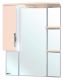 Зеркало-шкаф с подсветкой Bellezza Лагуна 75см левый бежевый 00000001102