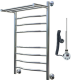 Электрический полотенцесушитель Тругор Лотос 2 П с полкой 80x50см хром Лотос2/элТЭН8050П