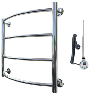 Электрический полотенцесушитель Тругор Приоритет 1 60x50см хром Приоритет1/элТЭН6050