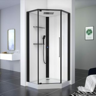 Душевая кабина Black and White Galaxy G8036 100x100 8036000 с гидромассажем