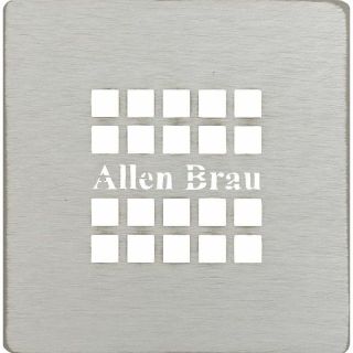 Накладка для сифона Allen Brau Priority 8.310N1-BA серебро браш 100х100