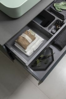 Тумба под раковину Allen Brau Infinity 100 1.21004.AM подвесная Антрацит матовый