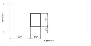 Столешница под раковину Allen Brau Infinity 120 L 1.21015.G-S Серый
