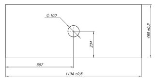 Столешница под раковину Allen Brau Fantasy 120 1.11011.GR-S Графит