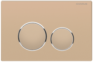 Клавиша смыва Charus Spazio FP.330.51.01 матовый песок