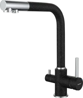 Смеситель для кухни GranFest URBAN 3611 черный