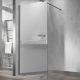 Душевая перегородка Vincea Walk-In 80 VSW-1H800MRGM профиль Вороненая сталь стекло зеркальное