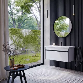 Подвесная тумба под раковину Aqwella Urban URB0108W 80 см