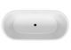 Акриловая ванна Riho Inspire Velvet Fall B085004105 180х80см заполнение через перелив белый матовый