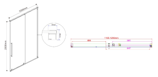 Душевая дверь Vincea Arno VPS-1A120CG 120 см