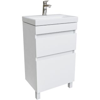 Тумба с раковиной IDDIS Zodiac 50 ZOD5CBFi95K Белая