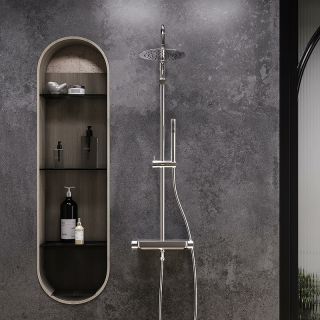 Душевая стойка Damixa Scandinavian Pure 936760000 с термостатом Хром