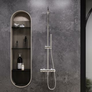 Душевая стойка Damixa Scandinavian Pure 936740000 Хром