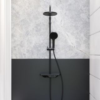 Душевая стойка Damixa Apollo 947730300 Черная матовая