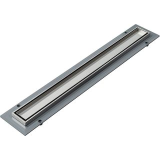 Душевой лоток Logan L002L-650 с решеткой Нержавеющая сталь под плитку