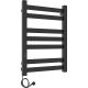 Полотенцесушитель электрический Laris Гефест ЧКЧ П7 500х800 L 73207616 Черный муар