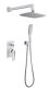 Душевой комплект Boheme Venturo белый/хром 374-W