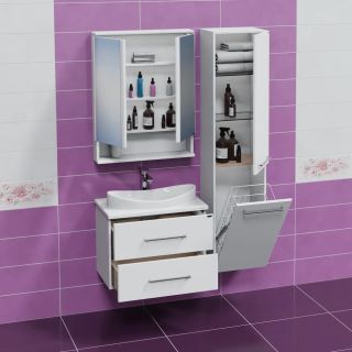 Тумба под раковину СанТа Вегас 226037 70см белый