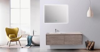 Зеркало Black&White Universe U909.1000MR 100 909.1000MR с подсветкой с сенсорным выключателем