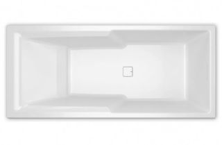 Акриловая ванна Riho Still Shower Fall Plug and Play B103023005 L заполнение через перелив 180х80см белый