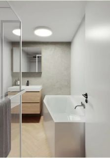 Акриловая ванна Riho Rethink Space Fall Plug and Play B116009005 L заполнение через перелив 180х110см белый