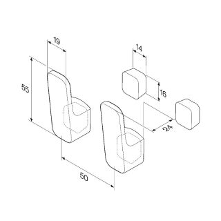 Крючок AM.PM Func A8F35600 Хром
