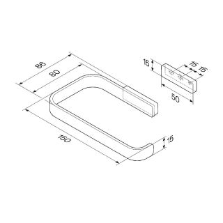 Держатель туалетной бумаги AM.PM Func A8F34100 Хром