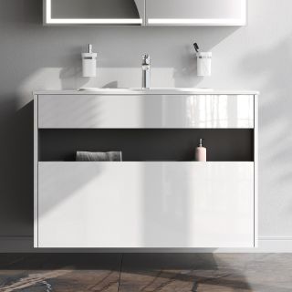 Тумба под раковину Am.Pm Func 100 M8FFUX1001WG подвесная Белая глянцевая