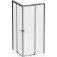 Душевой уголок AM.PM X-Joy W94G-403-9090-BТ 90х90 профиль черный матовый стекло прозрачное