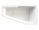 Акриловая ванна Riho Rethink Space Fall Plug and Play B116009005 L заполнение через перелив 180х110см белый