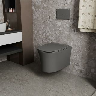 Комплект унитаза с инсталляцией Point Вега 886914SLO3+PN41711GM с сиденьем Микролифт