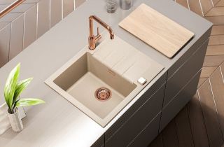 Кухонная мойка Alveus Granital Cadit 10 Arctic G11 590x500 1132017 Белая