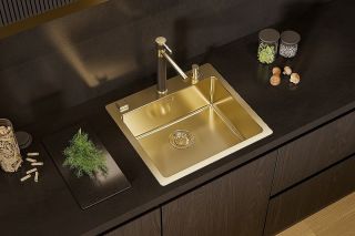 Смеситель для кухни Alveus Zina Monarch Gold 1136509 Черный Золото