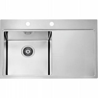 Кухонная мойка Alveus Pure 40L KMB-90 790x525 1103610 Брашированная сталь