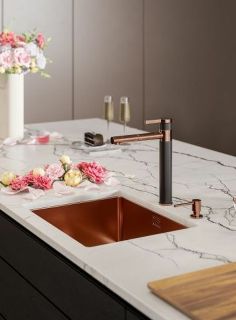 Смеситель для кухни Alveus Zina Monarch Copper 1136510 Черный Медь