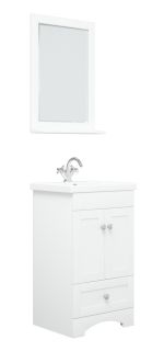 Зеркало с полкой Corozo Техас 50см белый SD-00000586