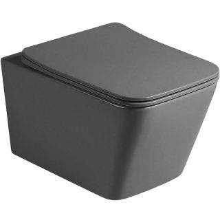 Унитаз Vincea Q-Line VT1-12MA подвесной Антрацит матовый с сиденьем Микролифт