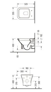Подвесной унитаз Serel Nita NT10SL белый