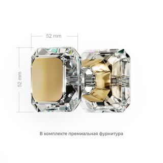 Душевая перегородка RGW WA-054Gb (WA-010Gb + Z-072Gb) 351005433-16 130 см брашированное золото