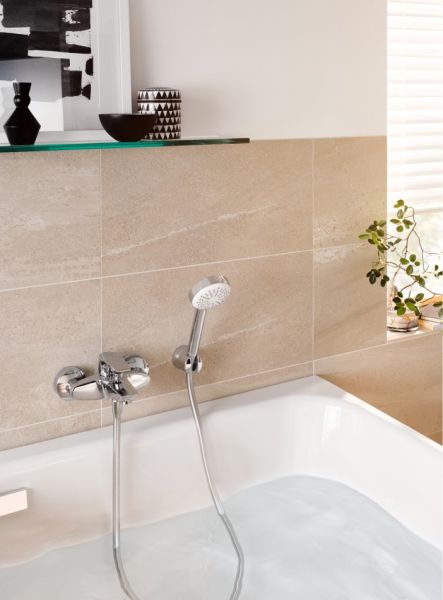 Смеситель для ванны и душа Kludi Pure&Solid хром 346810575