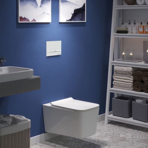 Инсталляция для унитаза Berges Novum F1 с кнопкой белый 040250