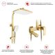 Душевая стойка Raglo R01.24.03 золотой сатин